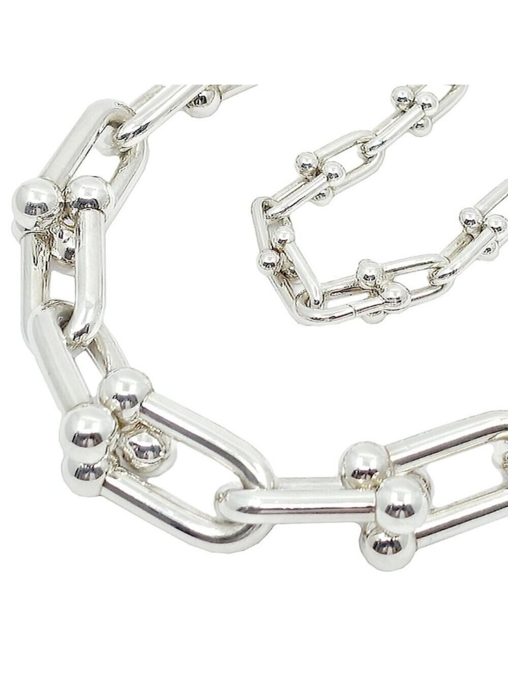 Tiffany & Co HardWear Graduated Link Necklace Ultrasonic Shop Card